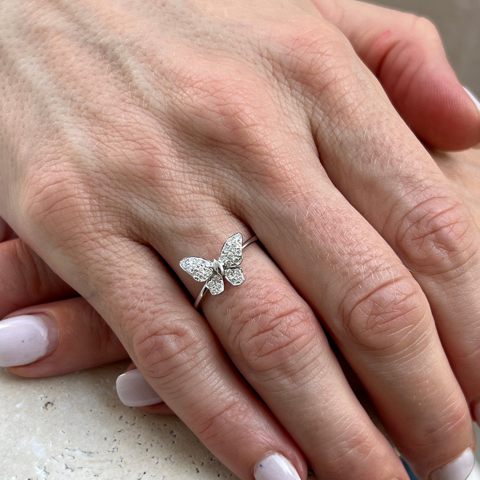 Butterfly ring cheap deals