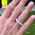5.42 CTW L'Amour Crisscut Cushion Platinum Eternity Wedding Band Ring
