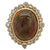 8 CT Opal Diamond 18 Karat Yellow Gold Cocktail Ring