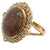 8 CT Opal Diamond 18 Karat Yellow Gold Cocktail Ring