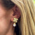 Doris Panos Diamond Pearl Drop 18KYG Earclip Leverback Earrings