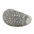 5.50 CTW Round Brilliant Diamond 18KWG Modern Dome Band Ring