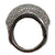 5.50 CTW Round Brilliant Diamond 18KWG Modern Dome Band Ring