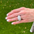 5.50 CTW Round Brilliant Diamond 18KWG Modern Dome Band Ring