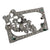 Art Deco Diamond Emerald Platinum Brooch Pin