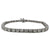 8.10 CTW Diamond 14 Karat White Gold Modern Tennis Bracelet New