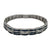 Diamond Sapphire 18 Karat White Gold Link Bracelet