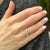 Five Diamond 14 Karat Yellow Gold Wedding Band Ring