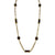 Tiger's Eye 18 Karat Yellow Gold Link Necklace 27 Inches