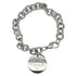 Tiffany & Co. Sterling Silver Round Charm Link Bracelet