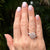 Natural Pink Diamond 18 Karat White & Rose Gold Engagement Ring GIA Certified