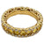 Citrine Diamond 18 Karat Yellow Gold Eternity Band Ring Size 6.5