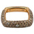 Modern White & Champagne Pavé Diamond 18 Karat Rose Gold Band Ring