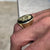 Gents Onyx Diamond 14 Karat Yellow Gold Greek God Vintage Ring