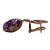 Amethyst Diamond 18 Karat Yellow Gold Drop Earrings