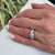 Old European Diamond Bezel Set Wedding Band Vintage Ring