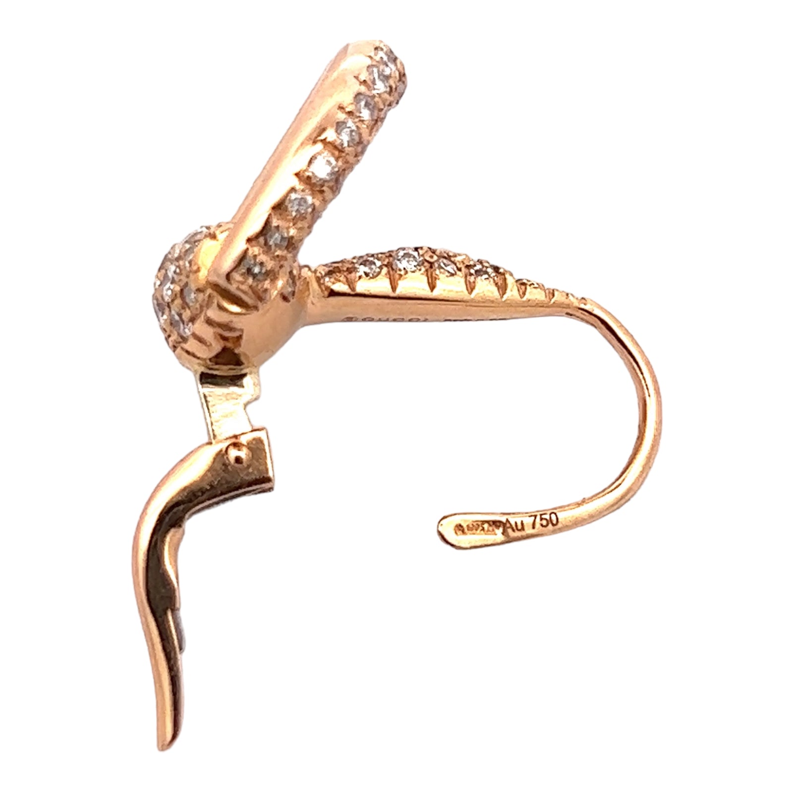 Gucci Logo Cuff Earring in Metallic