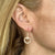 Gucci Diamond Horsebit 18 Karat Yellow Gold Drop Earrings
