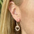 Gucci Diamond Horsebit 18 Karat Yellow Gold Drop Earrings