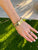 David Webb 18 Karat Yellow Gold Hinged Bangle Bracelet