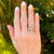 Early 20th Century Old European Cut Diamond 18 Karat Gold Cocktail Ring