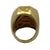 Henry Dunay Turquoise 18 Karat Yellow Hammered Finish Gold Estate Ring