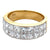 2.60 CTW Princess Cut Diamond Invisibly Set 18KYG Wedding Band Ring