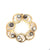 South Sea Pearl Diamond 14 Karat Yellow Gold Open Link Bracelet