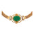 8 Carat Emerald Diamond 18KYG Pendant Necklace