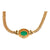 8 Carat Emerald Diamond 18KYG Pendant Necklace