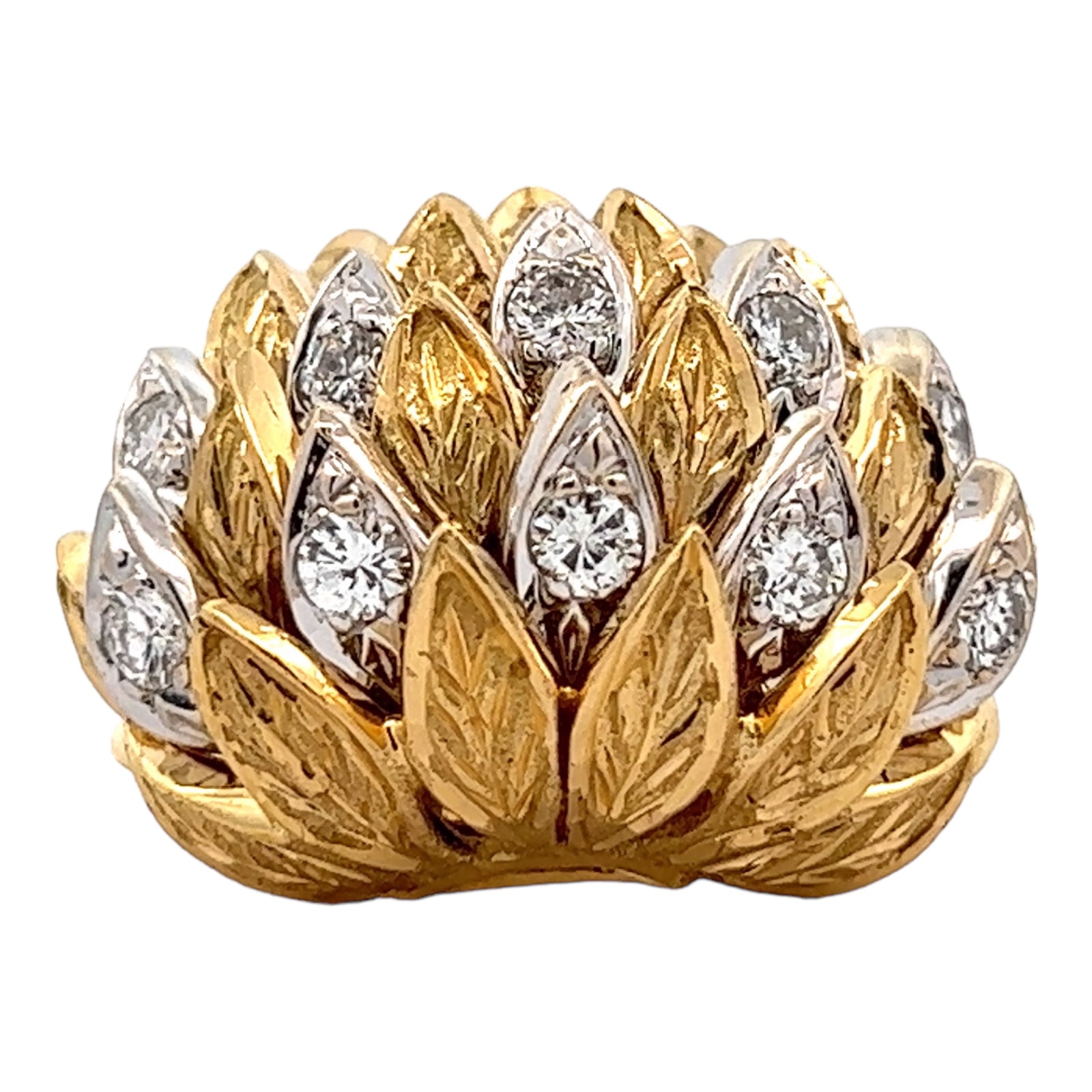 Louis Vuitton Flower Diamond Cocktail Ring