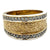 Diamond 18 Karat Yellow Gold Cigar Band Ring