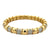 Pavé Diamond 18 Karat Yellow Gold Cuff Bracelet