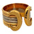 Cartier Trinity Double C Pinky Band Ring 18 Karat Tricolor Gold Size 49