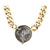 Ancient Coin 14 Karat Yellow Gold Cuban Link Vintage Necklace