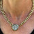 Ancient Coin 14 Karat Yellow Gold Cuban Link Vintage Necklace