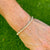 4.30 CTW Round Brilliant Diamond 14 Karat Yellow Gold Tennis Bracelet