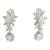 1970's Oscar Heyman Custom Diamond Platinum Drop Dangle Earrings 17.8 CTW