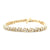 4.50 CTW Round Brilliant Diamond 14 Karat Yellow Gold Estate Tennis Bracelet