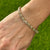 4.50 CTW Round Brilliant Diamond 14 Karat Yellow Gold Estate Tennis Bracelet