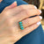 1960's Turquoise Gemstone 18 Karat Yellow Gold Vintage Ring