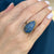 Pear Shape Sodalite Gemstone 14 Karat Yellow Gold Vintage Ring