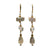 Cultured Pearl 14 Karat Yellow Gold Handcrafted Dangle Earrings