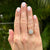 1.25 CTW Round Brilliant Cut Diamond 14 Karat Yellow Gold Cluster Ring