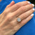 1.25 CTW Round Brilliant Cut Diamond 14 Karat Yellow Gold Cluster Ring
