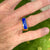 Gents Lapis Lazuli 22 Karat Yellow Gold Artisan Men's Ring