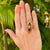 Victorian Opal & Onyx 14 Karat Yellow Gold Navette Antique Ring