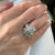 4.00 CTW Marquises & Baguette Diamond 18 Karat White Gold Vintage Estate Ring