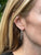 1.94 CTW Diamond In & Out Hoop Earrings 14KWG New