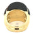 1970's Tiger's Eye Gemstone 18 Karat Yellow Gold Contemporary Dome Ring